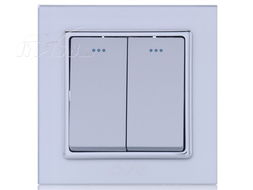 LVC 6612AY 二位大蹺板雙控開關(guān) 現(xiàn)代家居綜合布線的優(yōu)雅之選